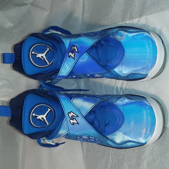Jordan 8 Retro Sneakers 7Y = Women 8.5 = Men 7 - Picture 9 of 10